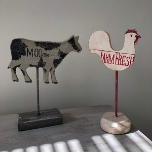 Rustic farm animal decor